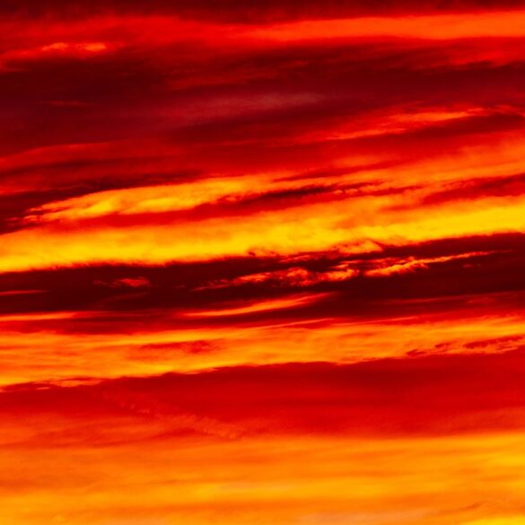 Red sunset - 3 Poems About Life’s End, Including ”What Goes Unsaid”