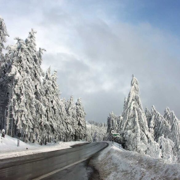 Snowy highway in winter - Living and Dying With Cancer: Help From a Beautiful Stranger
