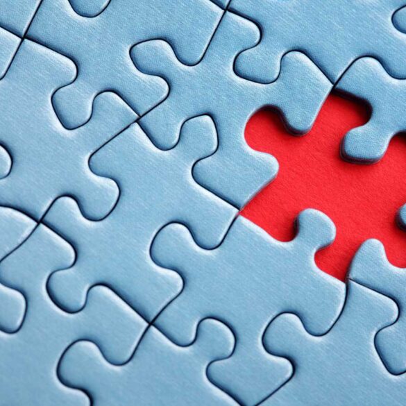 Jigsaw puzzle with one piece missing - Coping With Burnout by Doing Puzzles, Making Art and More