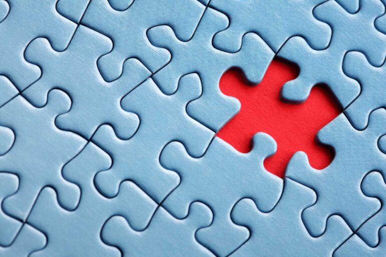 Jigsaw puzzle with one piece missing - Coping With Burnout by Doing Puzzles, Making Art and More