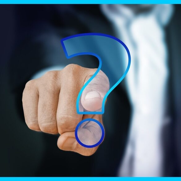 man's finger pointed accusingly toward a question mark - Stoicism and the "Let Them Theory"—Don’t Waste Precious Time