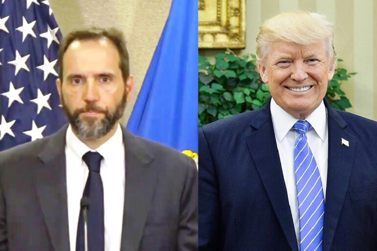 THE INDICTMENT: One American citizen's response 33 Composite photo with Special Counsel Jack Smith on left and Donald Trump on right - The Indictment: Thoughts Inspired by Neal Katyal’s Speech