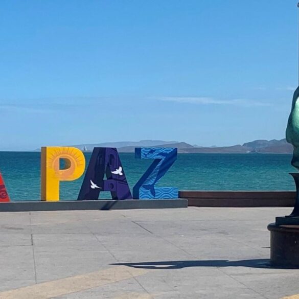 La Paz, Mexico sign