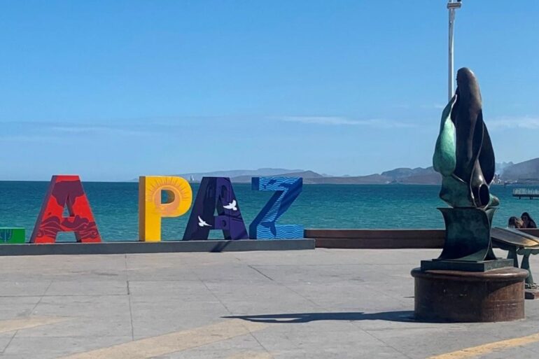 La Paz, Mexico sign