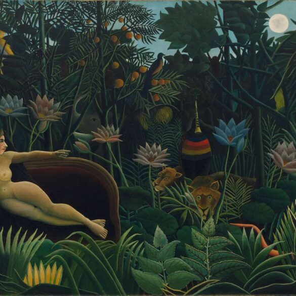 Henri Rousseau painting, "The Dream" - Examining My Inner Life: 7 Days of Unforgettable Dreams