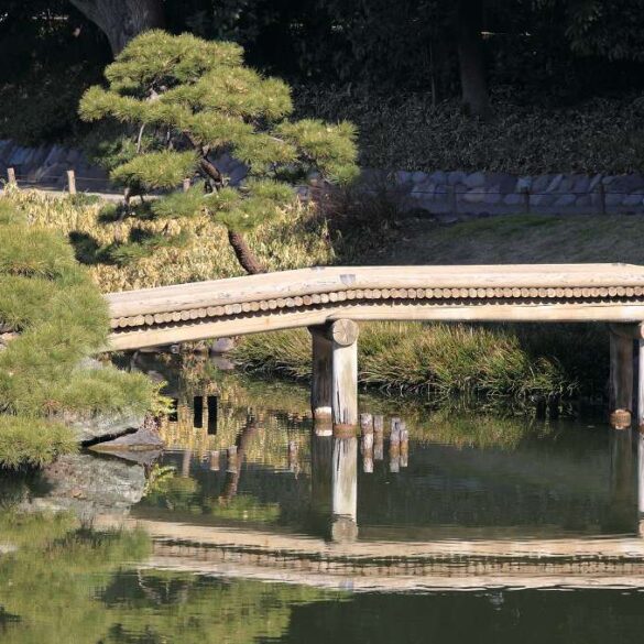 Bridge through Kiyosumi garden