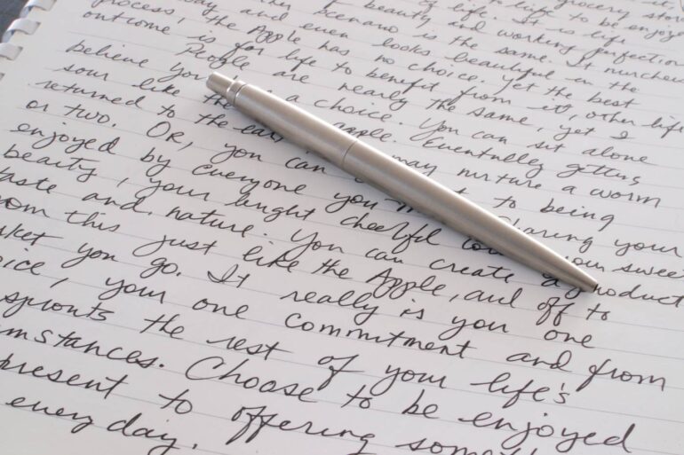 Neat handwriting on paper with a pen - A Blessing in Disguise: 6 Benefits of Having OCD
