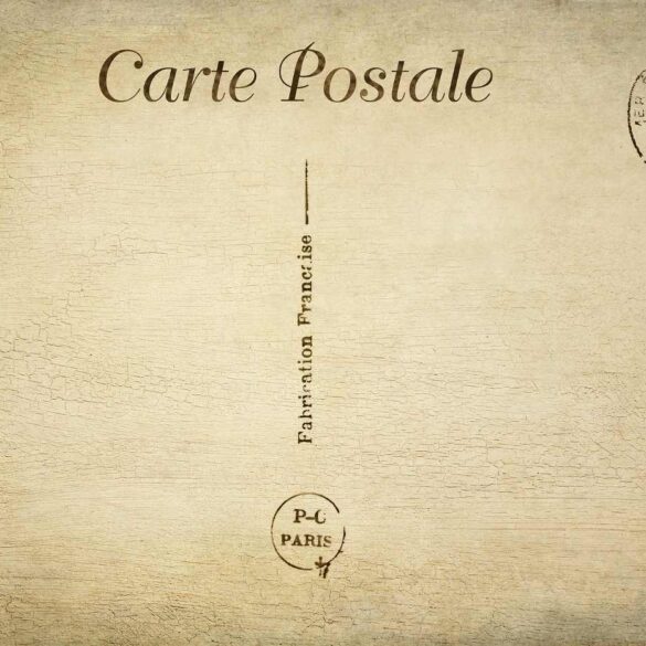 Old postcard from Paris - 4 Poems, Including "Postcards" and "How to Reach a Decision"