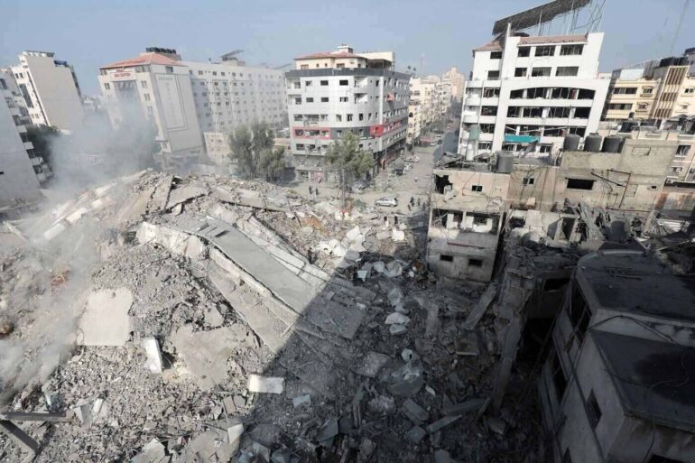 Gaza Strip buildings destroyed by Israel-Hamas war - BUDDHIST PSYCHOLOGY: 4 examples of reacting vs. responding