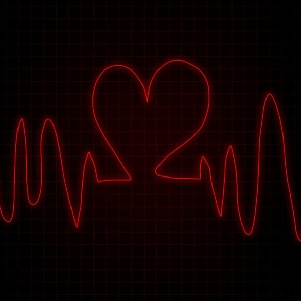 Heart-shaped beat showing on heart monitor - 3 Illuminating Heart Centred Body/Mindfulness Exercises