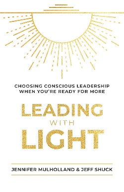 Front cover of Leading With Light book