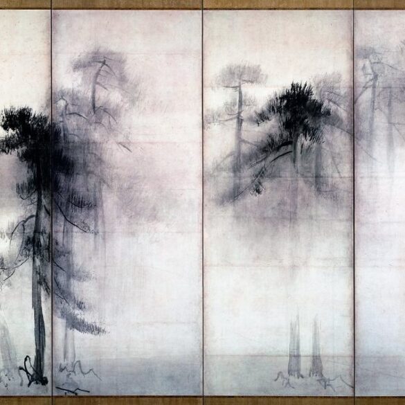 Painting of pine trees by Hasegawa Tohaku
