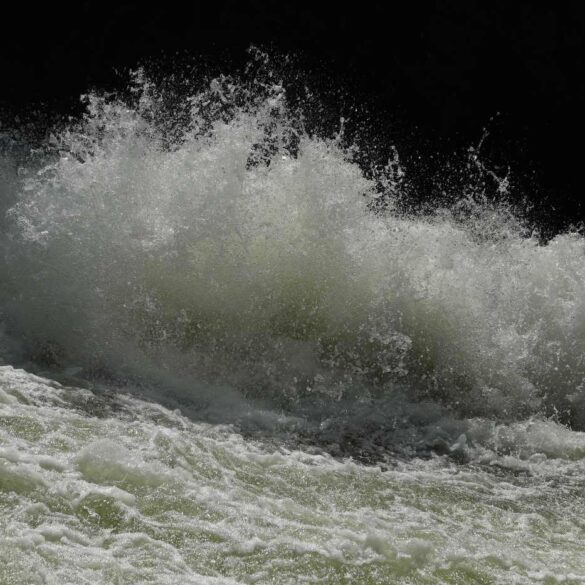 Rough water slashing a dam - Breaking Down and Breaking Open—But Choosing Life, Not Death