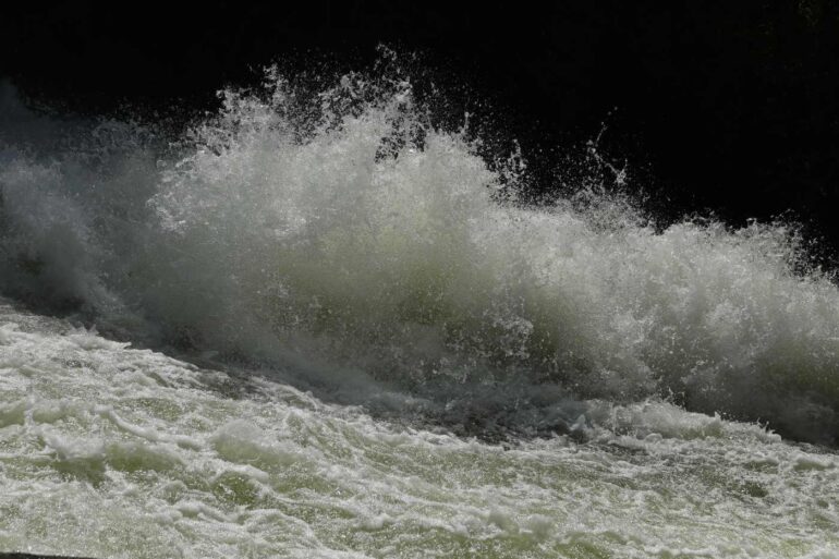 Rough water slashing a dam - Breaking Down and Breaking Open—But Choosing Life, Not Death