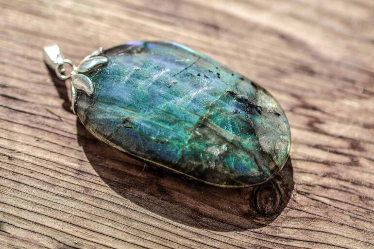 Labradorite crystal sitting in sun - 3 Powerful Crystals for the Year of the Yin Wood Snake