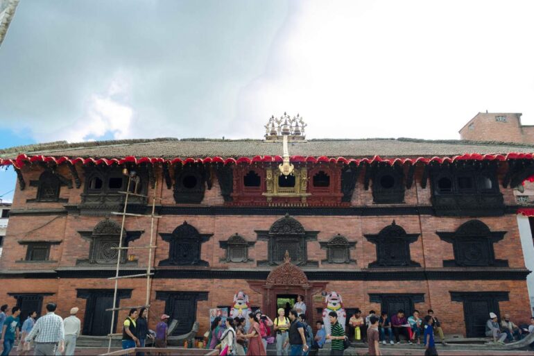Kumari Ghar residence, home of Nepali goddess Kumari - Nepal's Living Goddess: Experiencing Kumari's Divine Energy