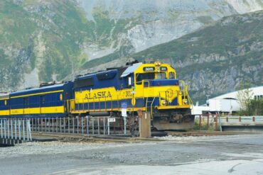 Train travelling through Alaska mountain range - Don’t Doubt Yourself—Spread Your Wings and Soar