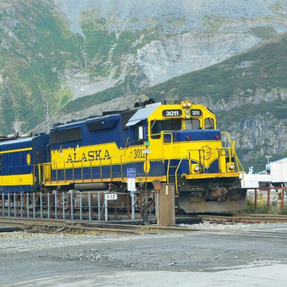 Train travelling through Alaska mountain range - Don’t Doubt Yourself—Spread Your Wings and Soar