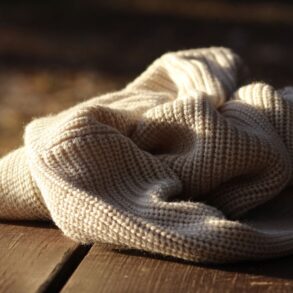 White sweater lying on floor - The Morning My Critical Inner Voice Stopped Talking