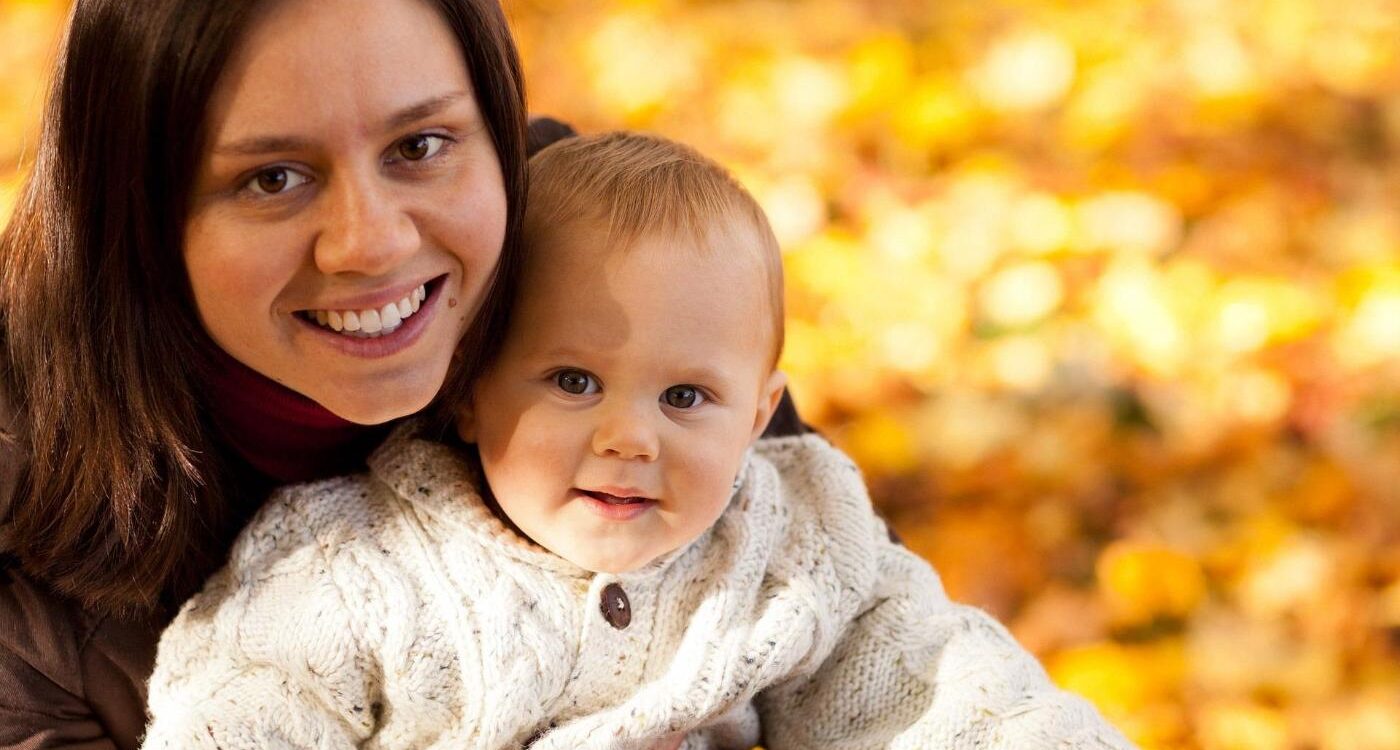 Mother and baby boy outdoors - New Rituals: Finding Peace With My Baby After Birth