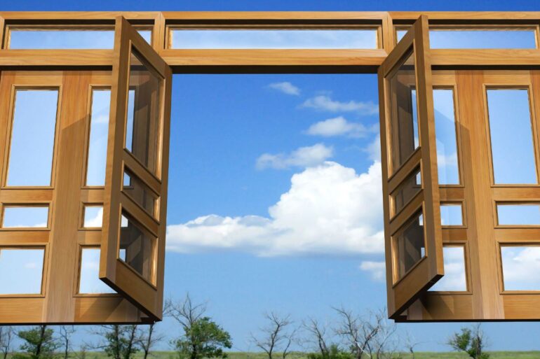 ENERGY MANAGEMENT: How to control the flow of your energy—even as a sensitive person 13 Wooden gates floating in clouds above trees - Energy Gates: 3 Helpful Ways to Control What Passes Through