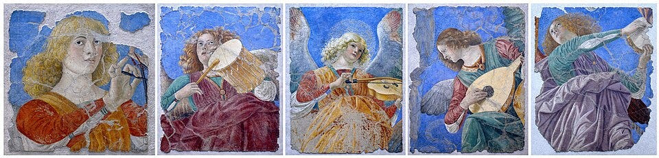 ANGELS AS NAVIGATORS OF MEANING: A Jungian perspective on symbols and the Inner Guide 17 Fresco paintings of angels - Angelic Imagery: A Jungian Perspective