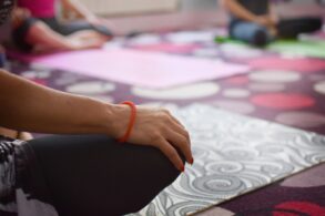 People meditating on Yoga mats in class - A Memorable Example of Secular, Doctrinally Sound Meditation