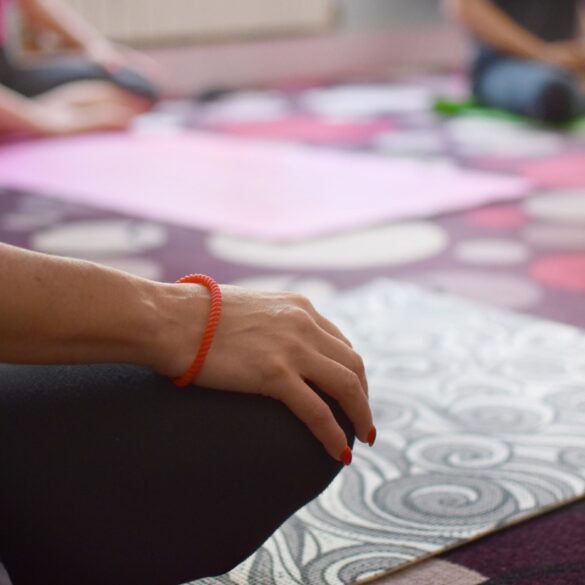 People meditating on Yoga mats in class - A Memorable Example of Secular, Doctrinally Sound Meditation