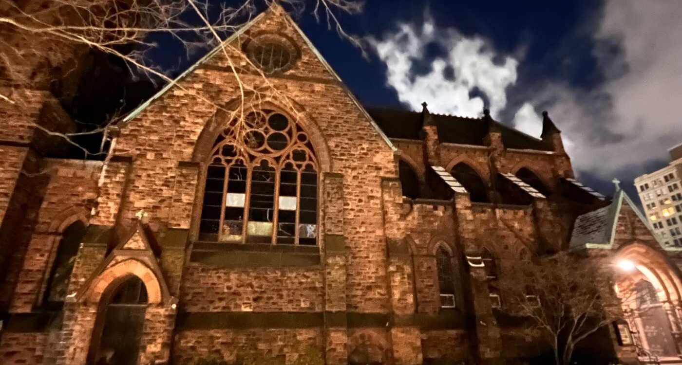 Exterior of church in evening - Religion: A Substantial Part of Our Sacred Human Experience