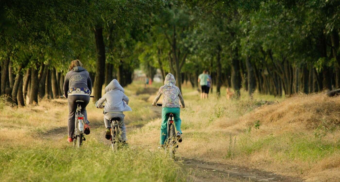 People outdoors biking and hiking on trail - How Self-Compassion’s 3 Core Parts Lead to Lasting Wellness