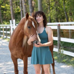 Shelby Dennis and horse - How My Neurodivergence Led to New Empathy Towards Horses
