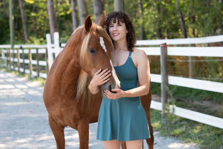 SECRETS OF THE HORSE: How a diagnosis of AuDHD led to a new degree of empathy towards horses 13 Shelby Dennis and horse - How My Neurodivergence Led to New Empathy Towards Horses