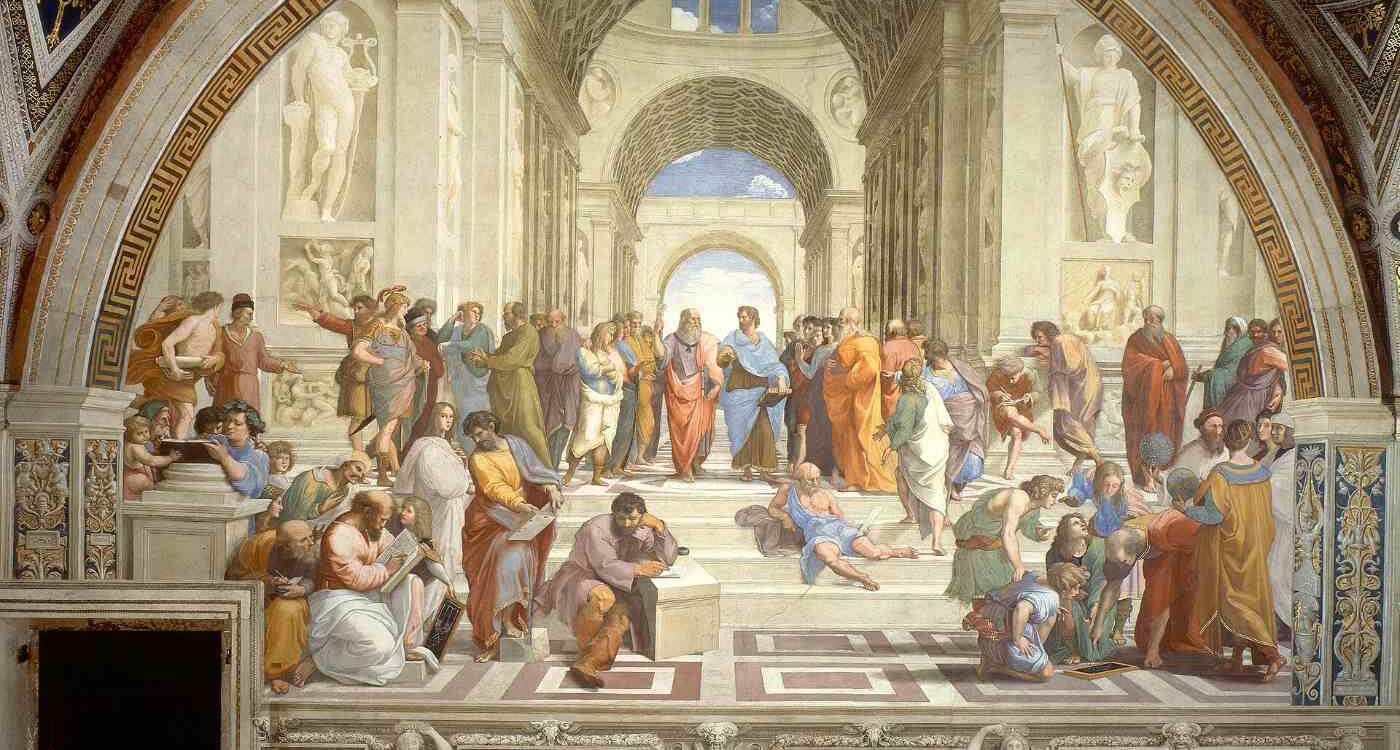 Ancient Greek philosophers in the Vatican - The Moral Life Begins With an Important Question