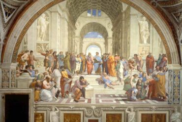 Ancient Greek philosophers in the Vatican - The Moral Life Begins With an Important Question